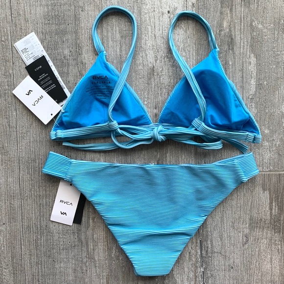 🔥🔥RVCA - SALT WASH TRI MEDIUM BIKINI SET🔥🔥 - Picture 6 of 7
